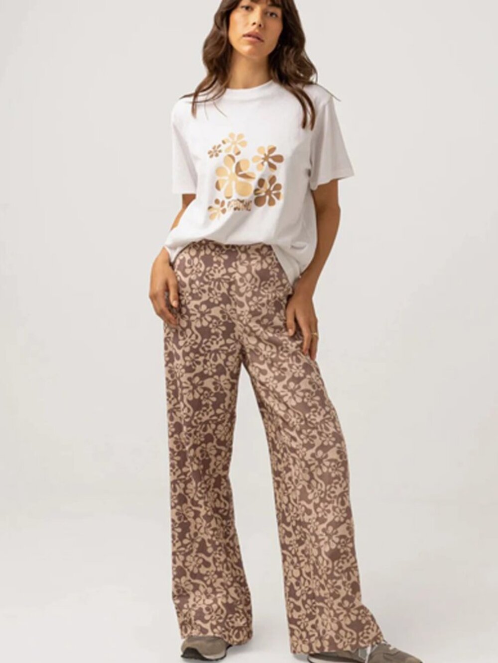 Rhythm | Drifter Floral Boho Wide Leg Pant | Size 4